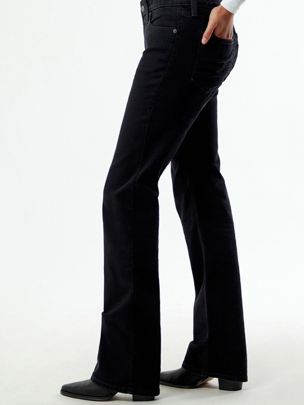 Levi's Black Superlow Bootcut Jeans